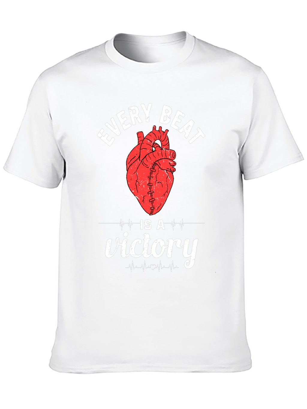 Every Beat Is A Victory Heart T-Shirt