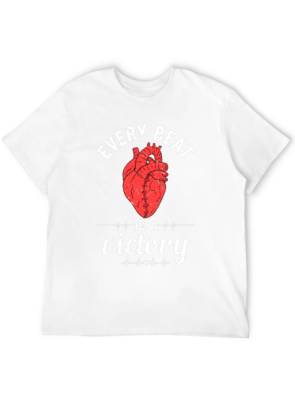 Every Beat Is A Victory Heart T-Shirt