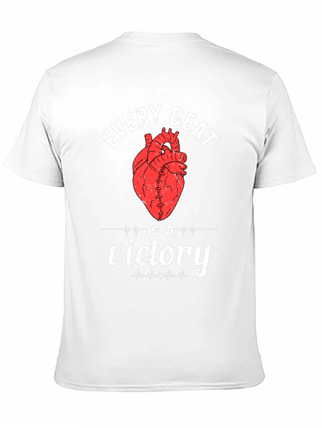Every Beat Is A Victory Heart T-Shirt