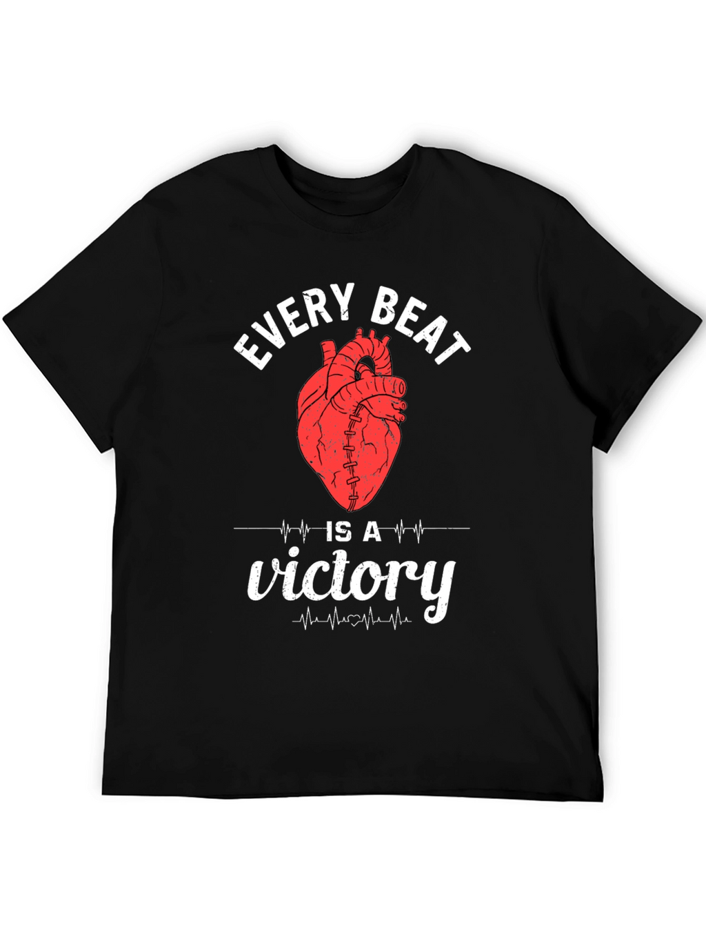 Every Beat Is A Victory Heart T-Shirt