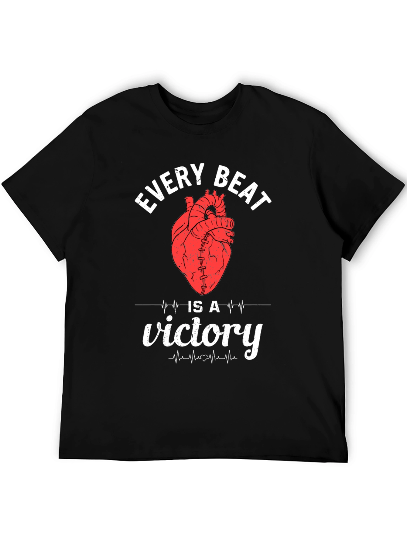 Every Beat Is A Victory Heart T-Shirt