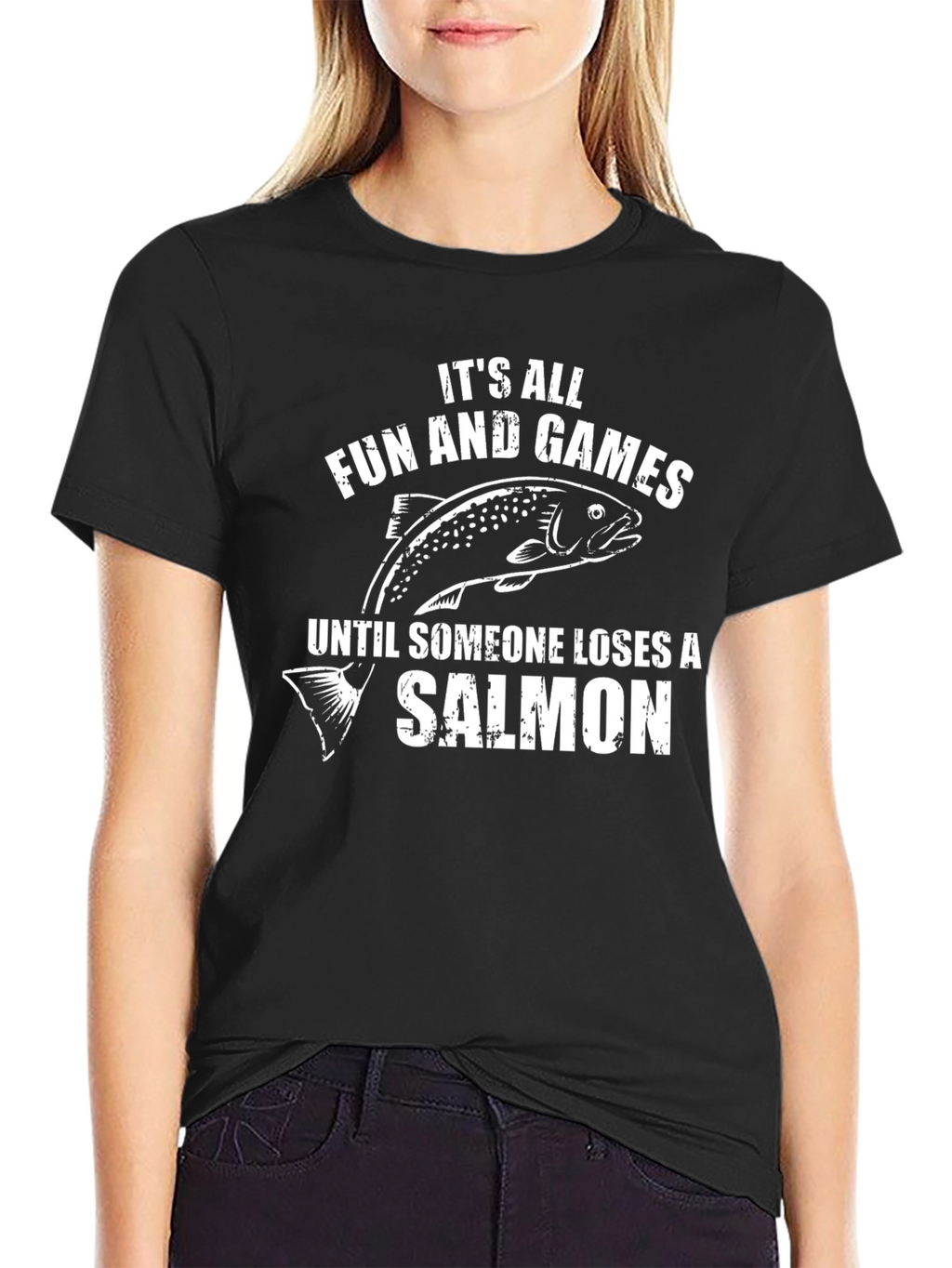 Funny Salmon Fishing T-Shirt