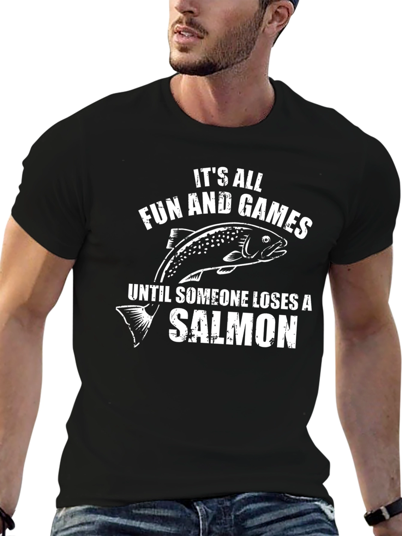 Funny Salmon Fishing T-Shirt
