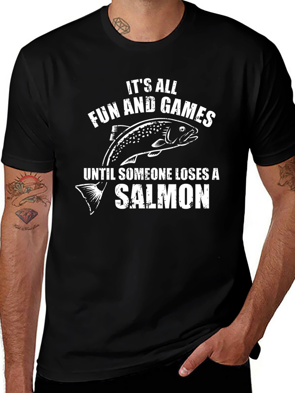 Funny Salmon Fishing T-Shirt