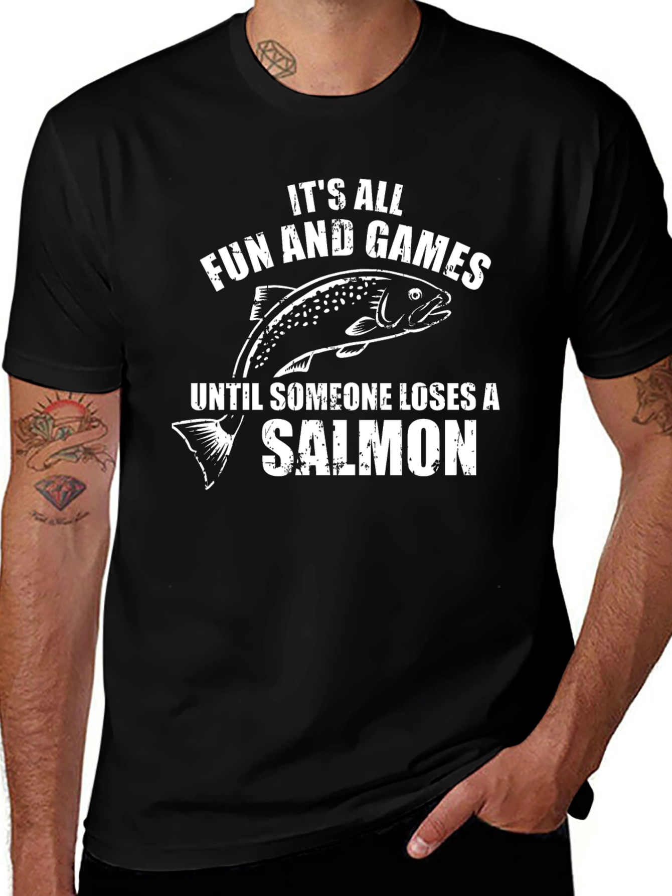 Funny Salmon Fishing T-Shirt