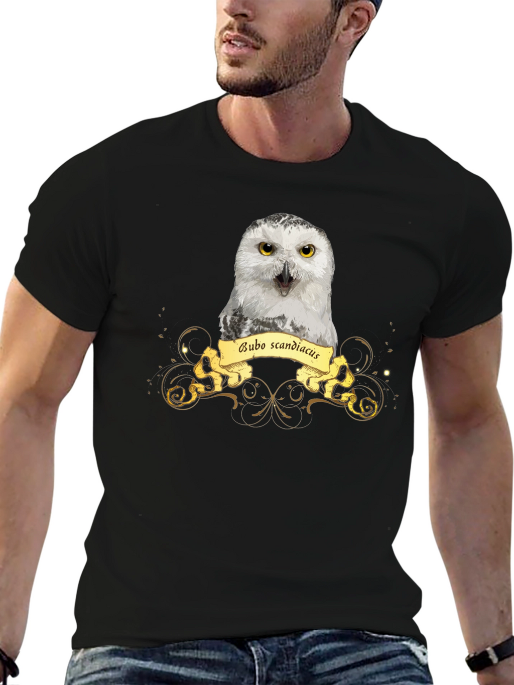 Bubo Scandiacus Owl T-Shirt