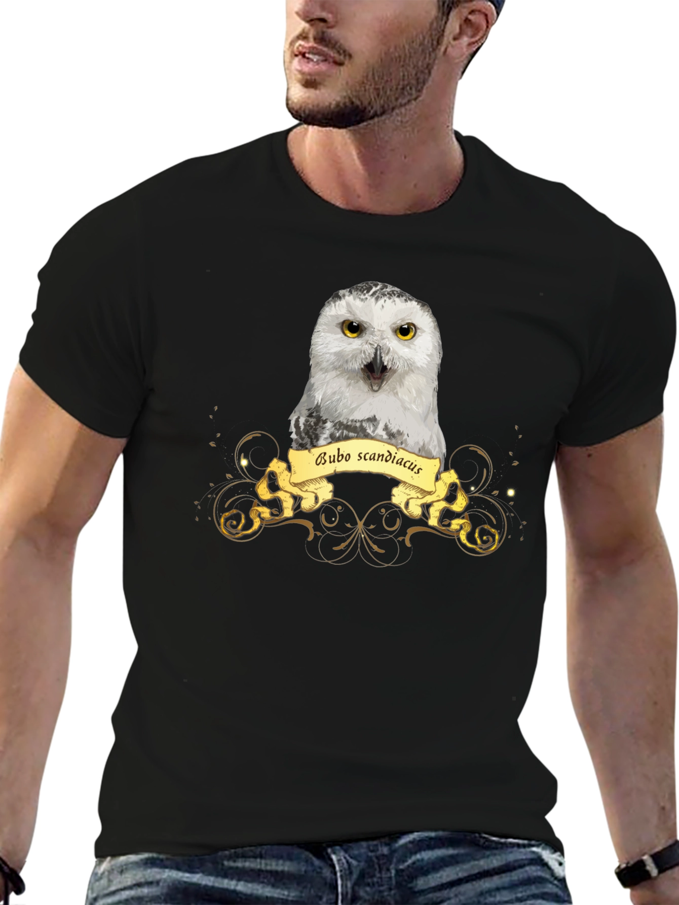 Bubo Scandiacus Owl T-Shirt