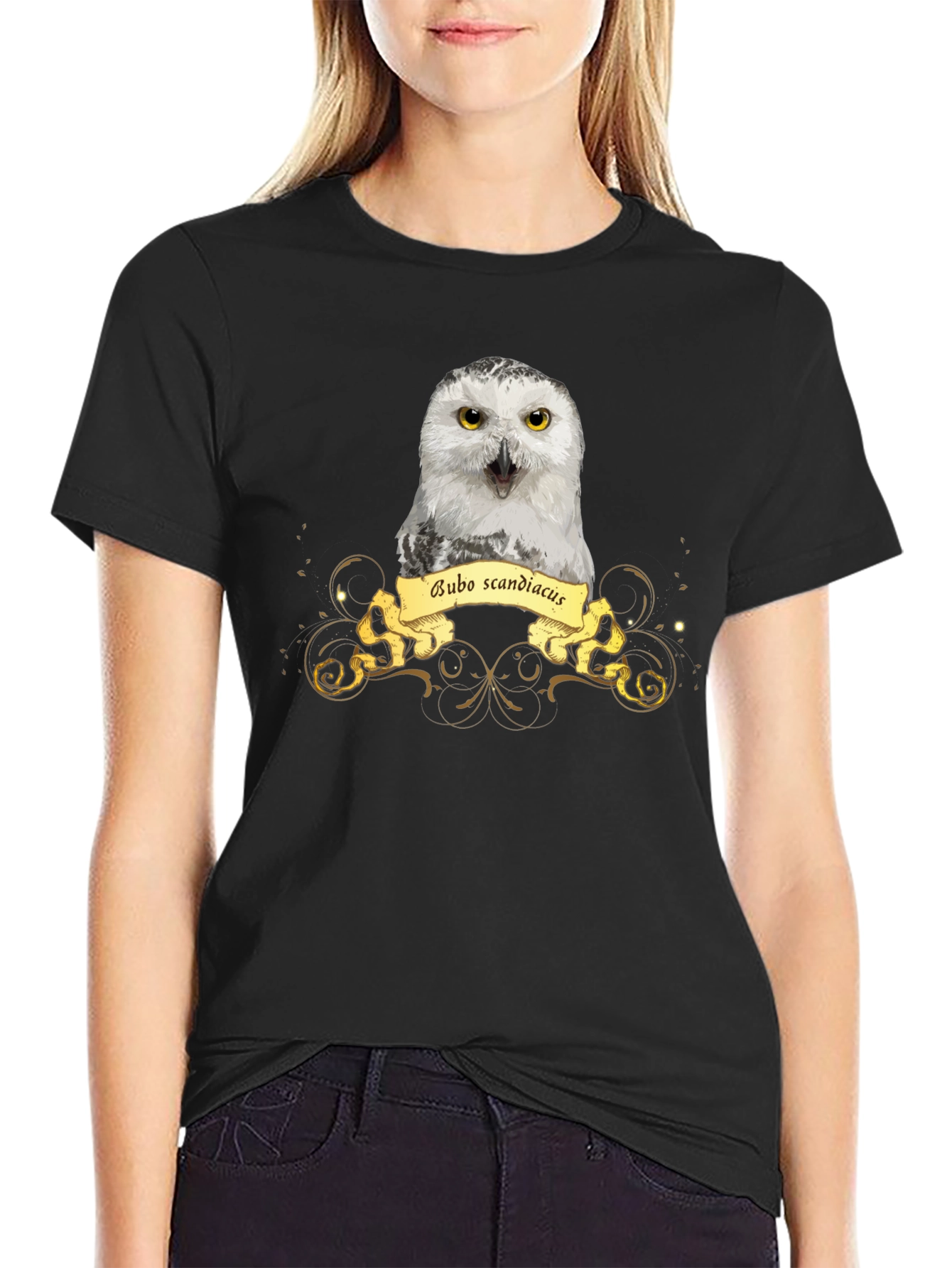 Bubo Scandiacus Owl T-Shirt