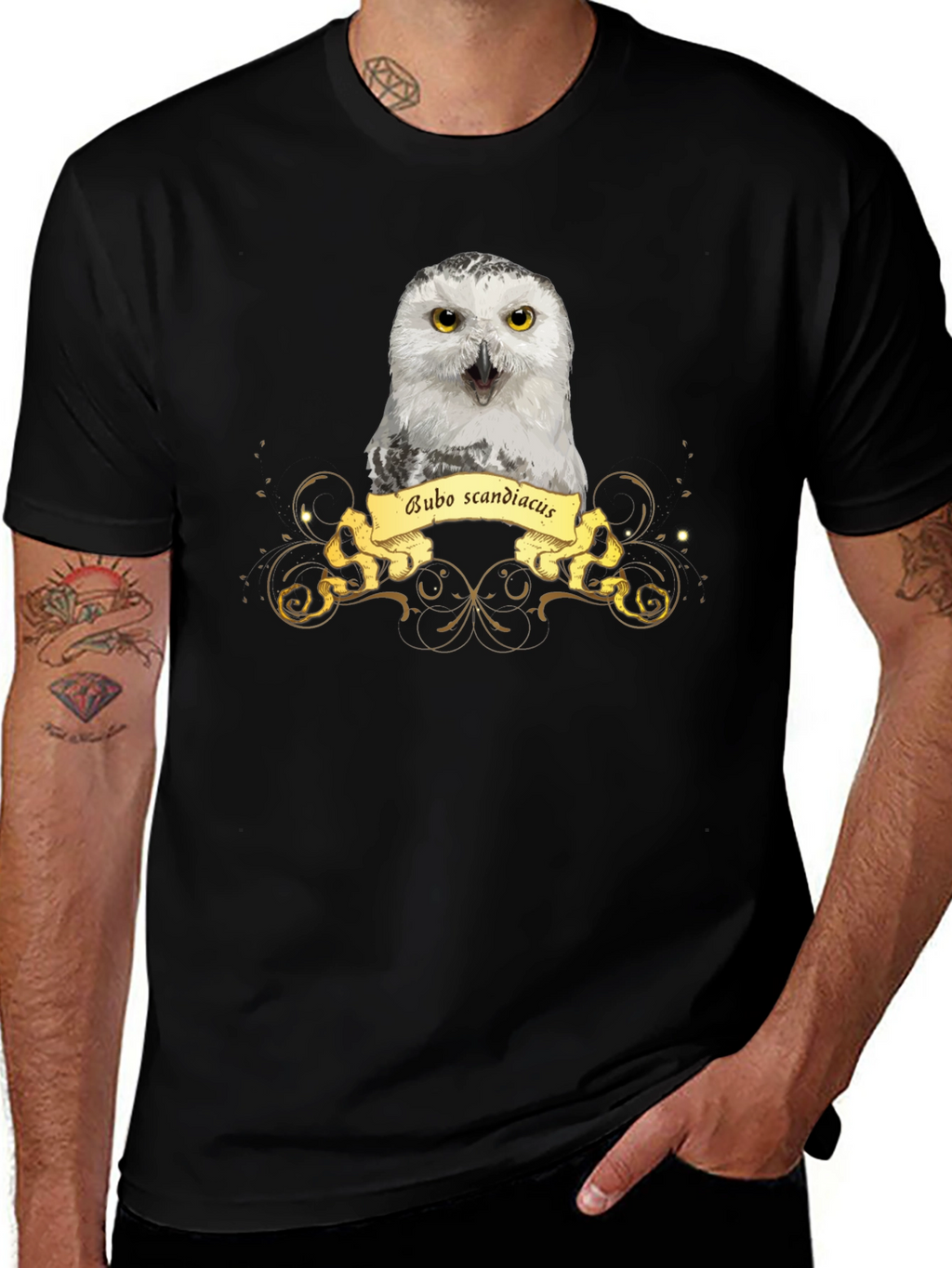 Bubo Scandiacus Owl T-Shirt