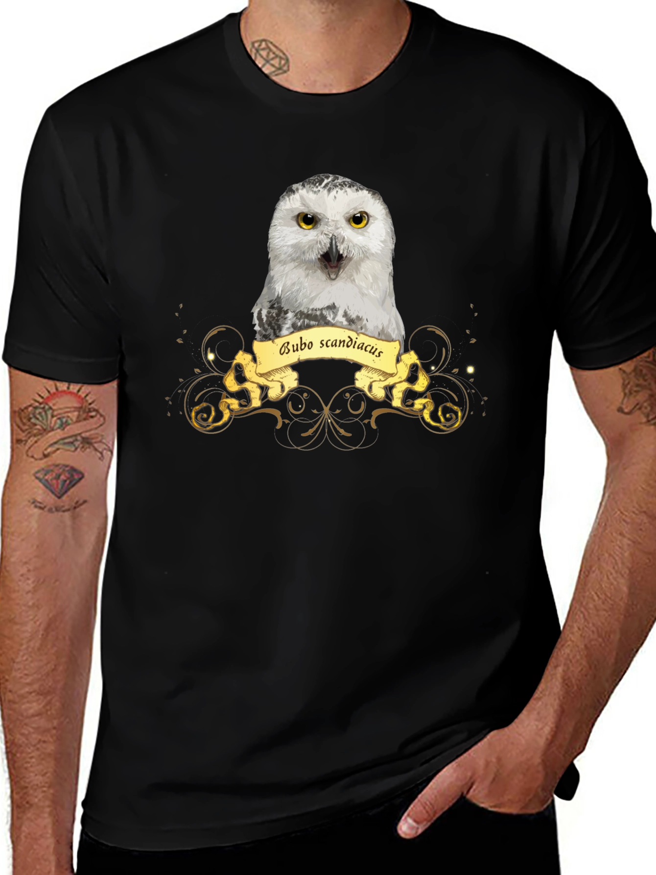 Bubo Scandiacus Owl T-Shirt