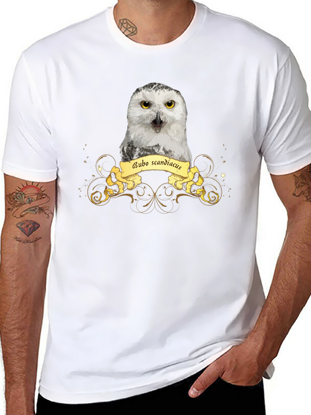 Bubo Scandiacus Owl T-Shirt