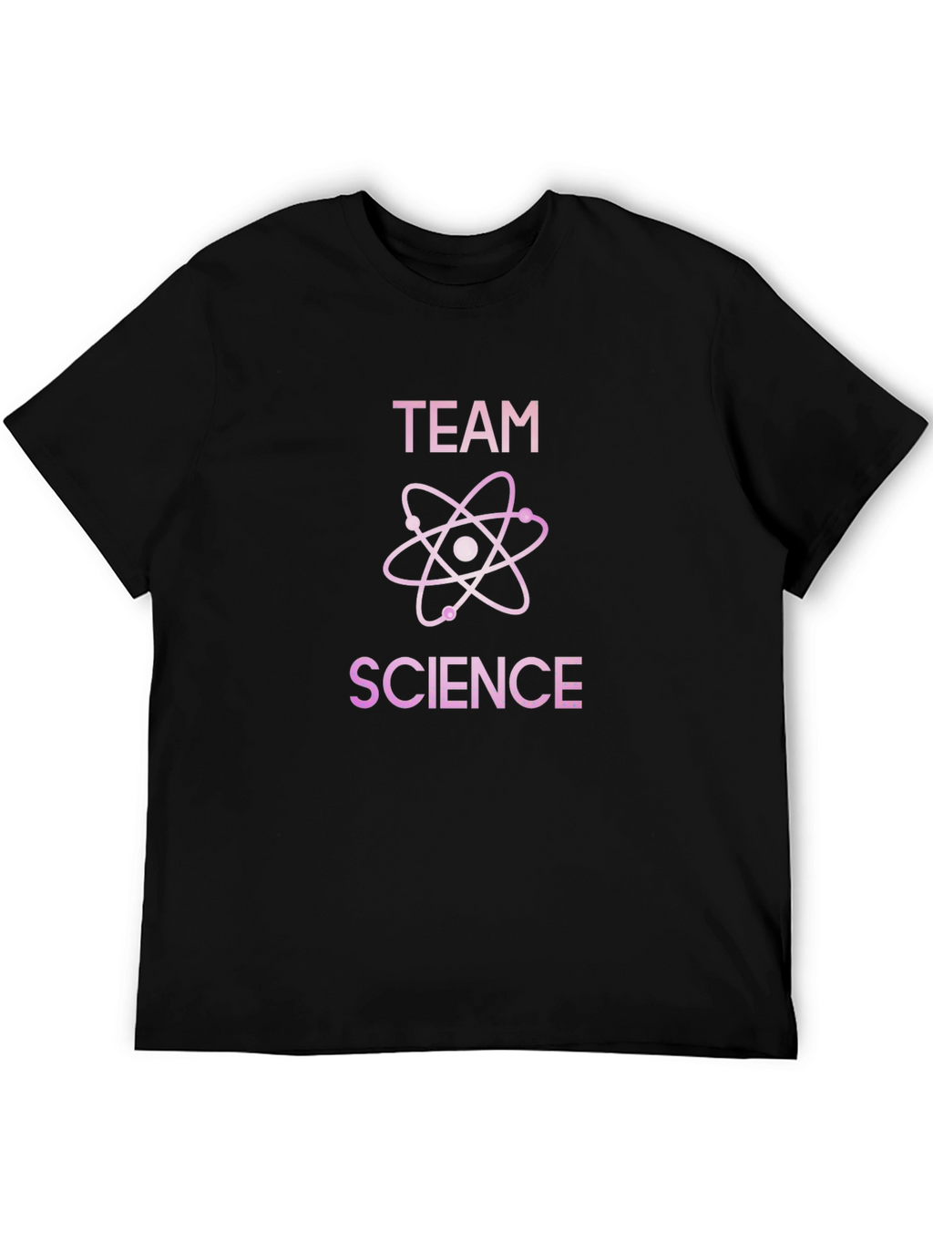 Team Science T-Shirt - Black Cotton Blend