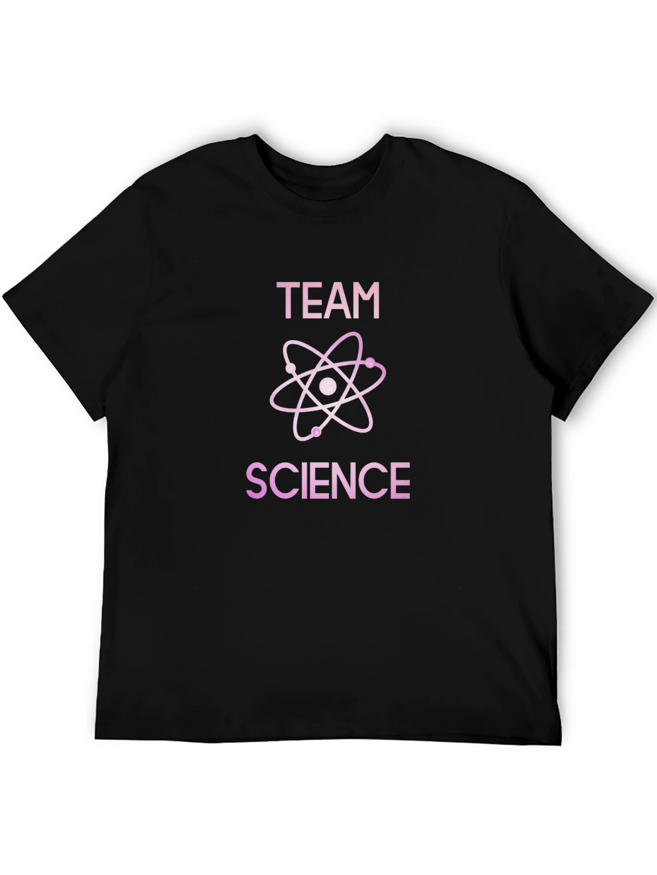 Team Science T-Shirt - Black Cotton Blend