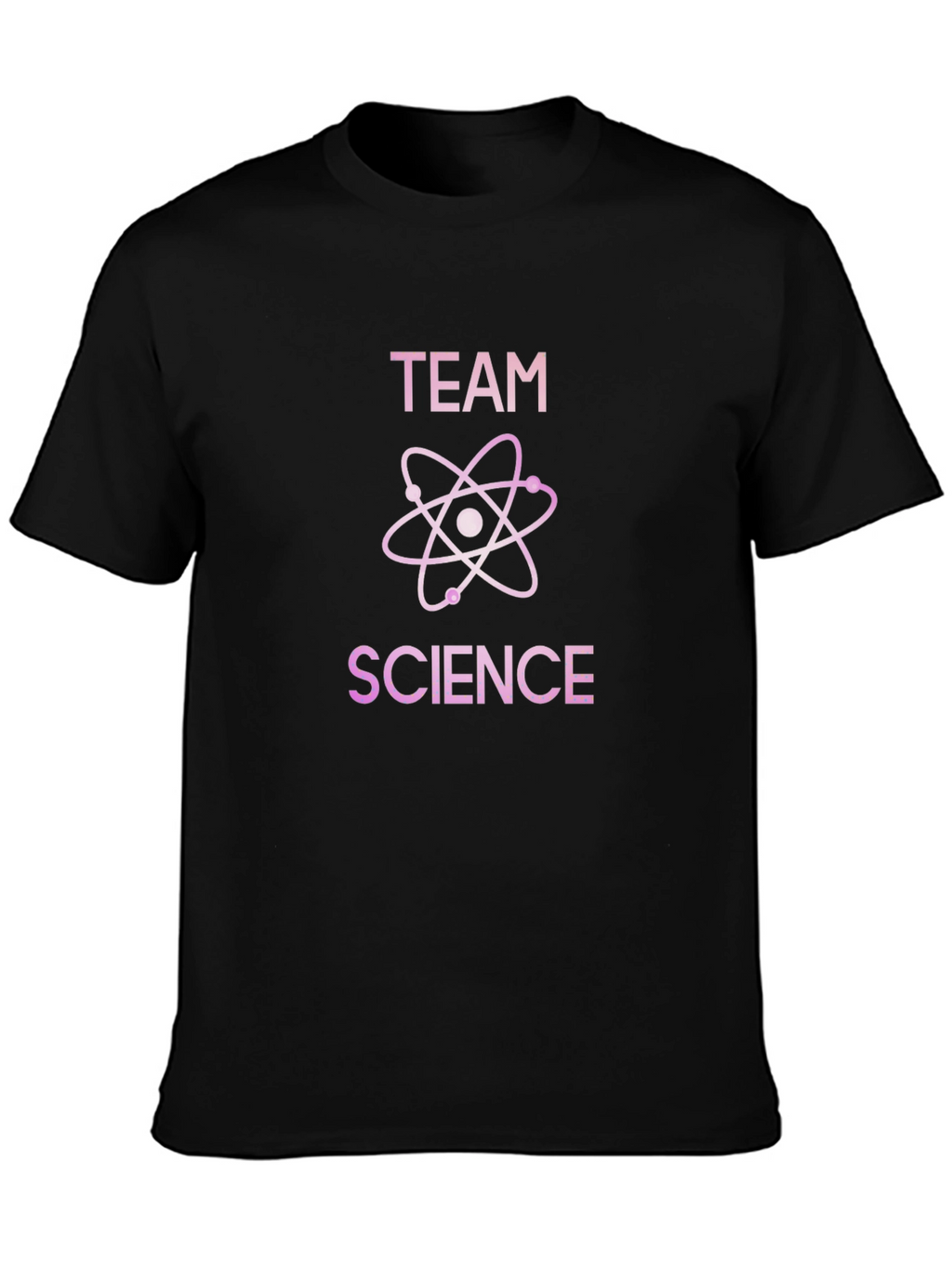 Team Science T-Shirt - Black Cotton Blend