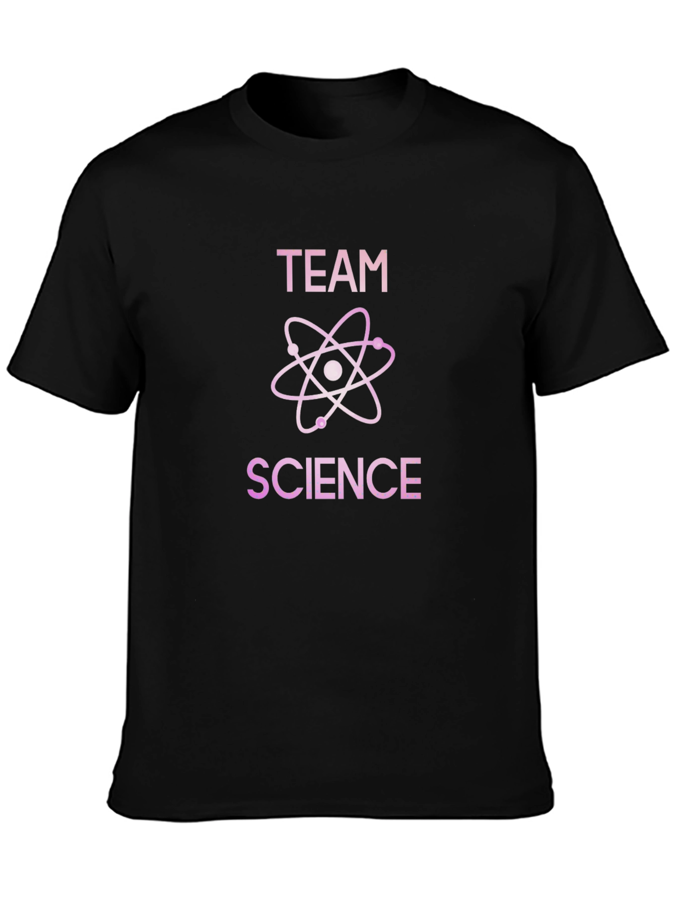 Team Science T-Shirt - Black Cotton Blend