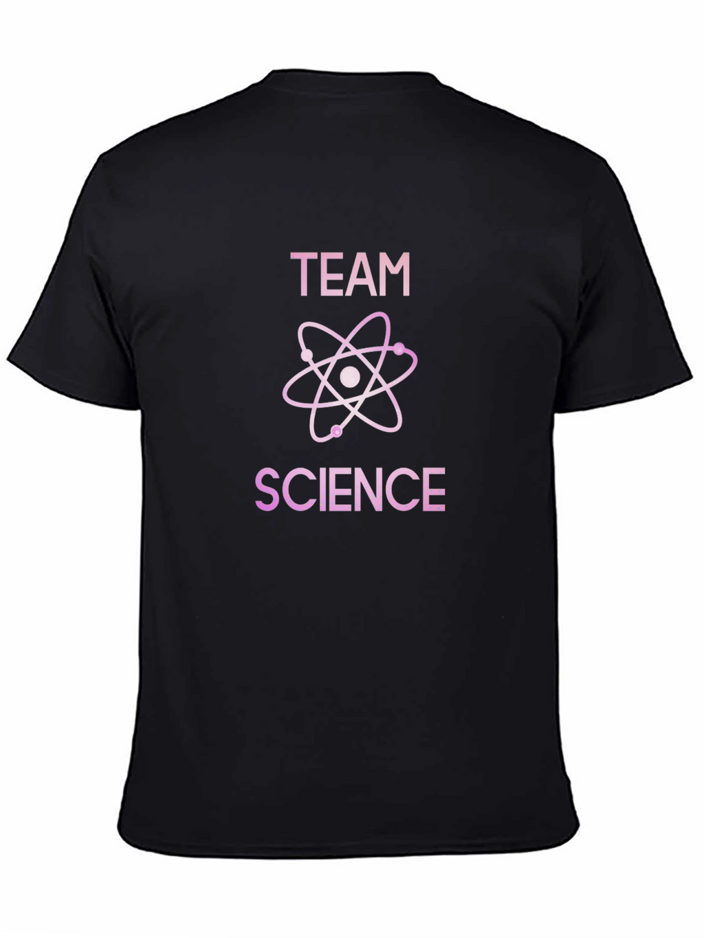 Team Science T-Shirt - Black Cotton Blend