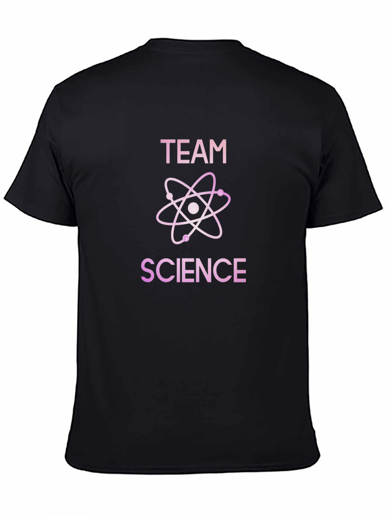 Team Science T-Shirt - Black Cotton Blend