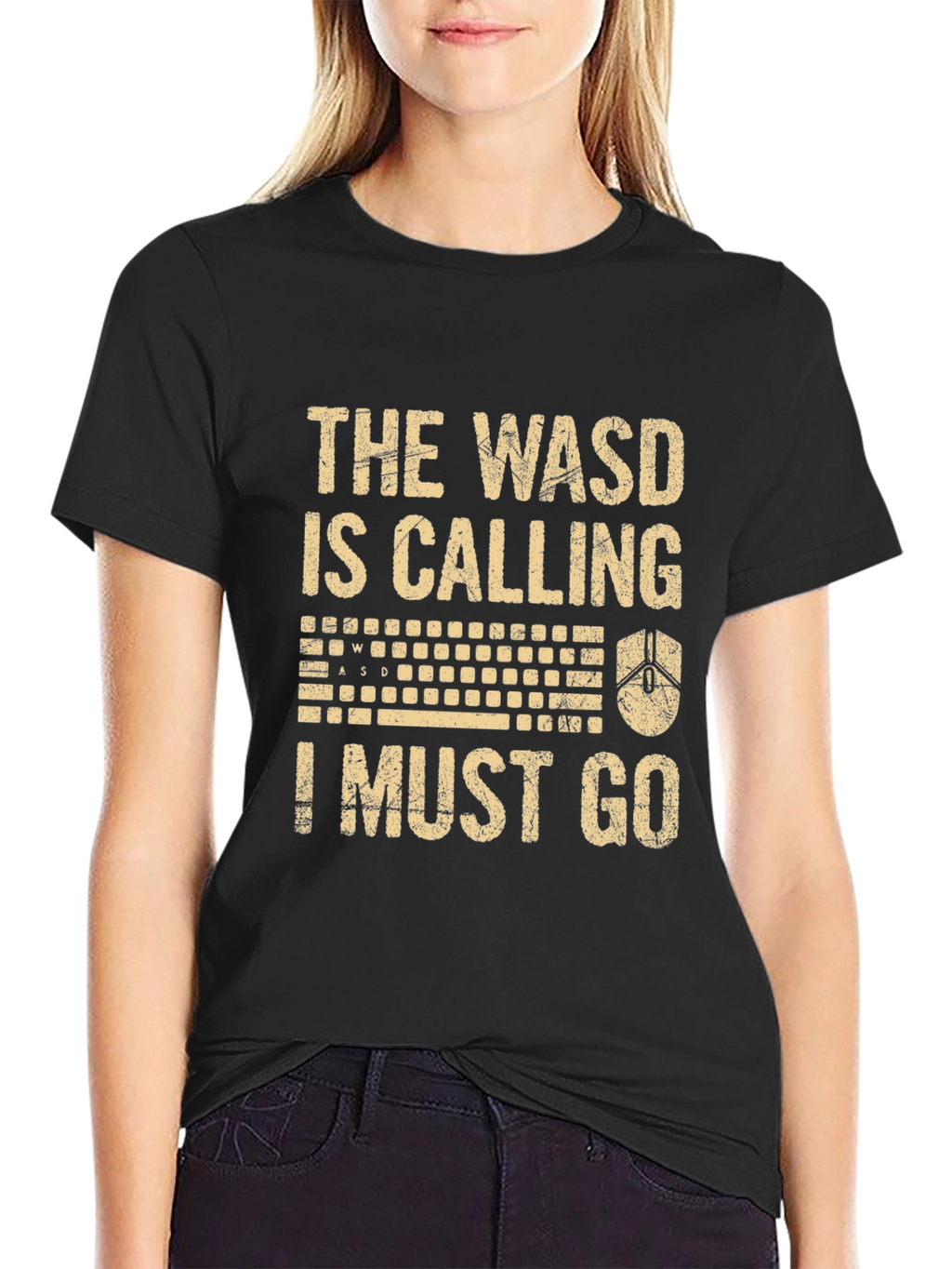 Gamer T-Shirt: The WASD Is Calling Funny Tee