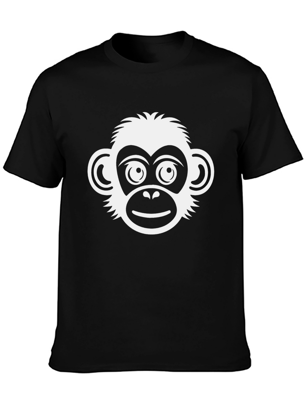 Monkey Graphic T-Shirt - Classic Crew Neck