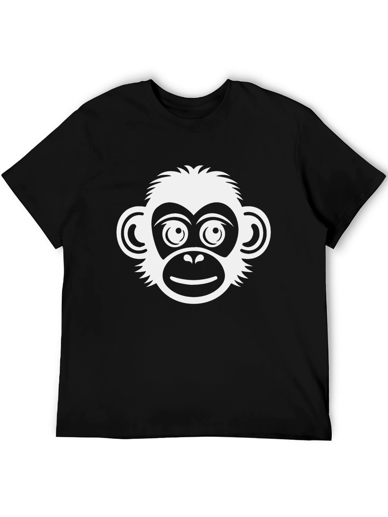 Monkey Graphic T-Shirt - Classic Crew Neck