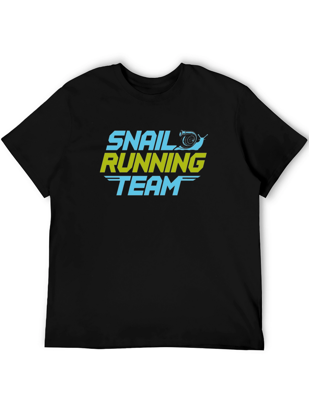 Snail Running Team Black T-Shirt