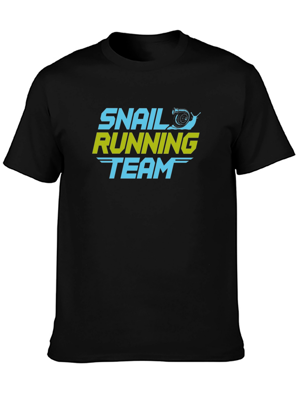 Snail Running Team Black T-Shirt