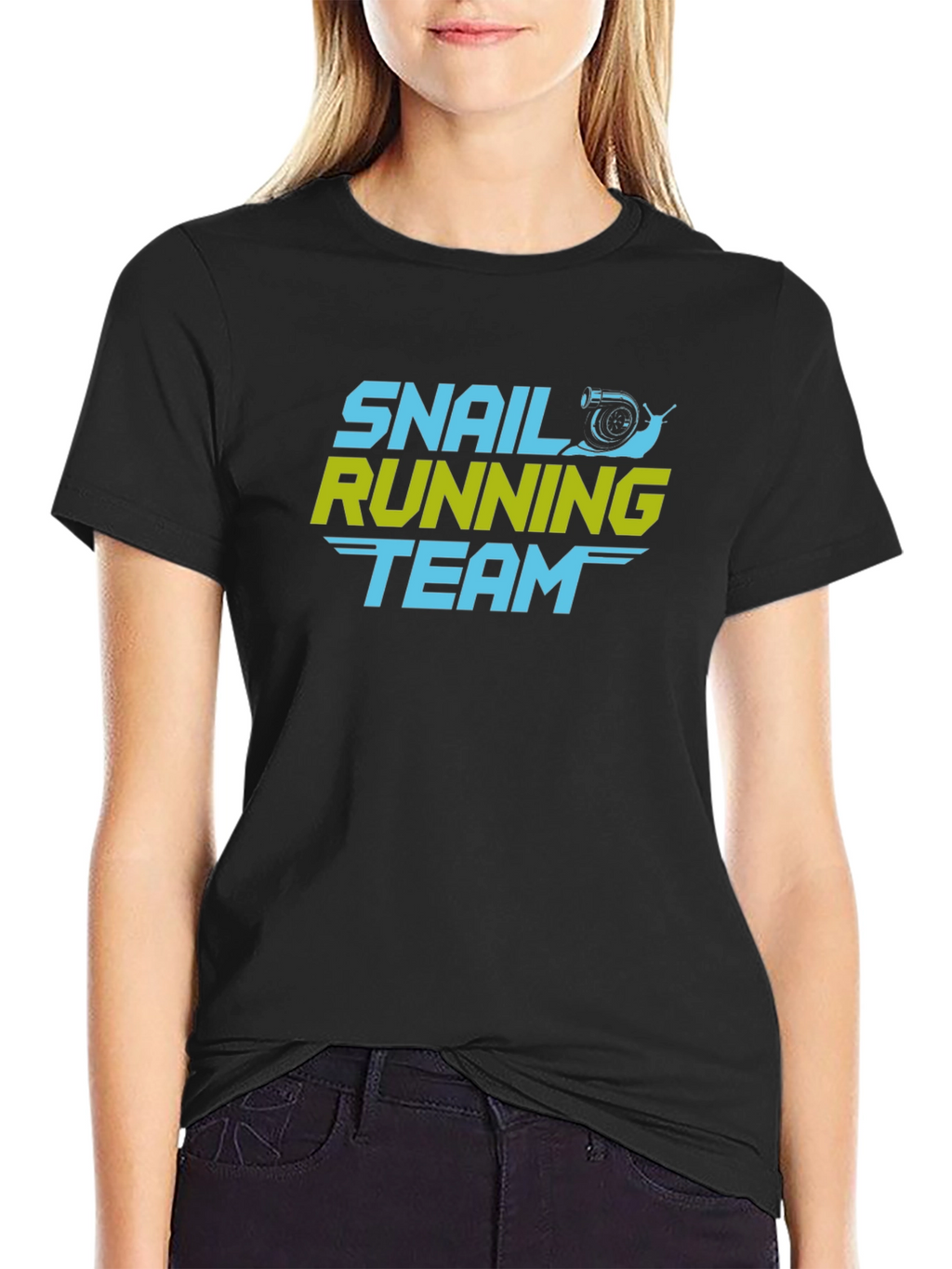 Snail Running Team Black T-Shirt