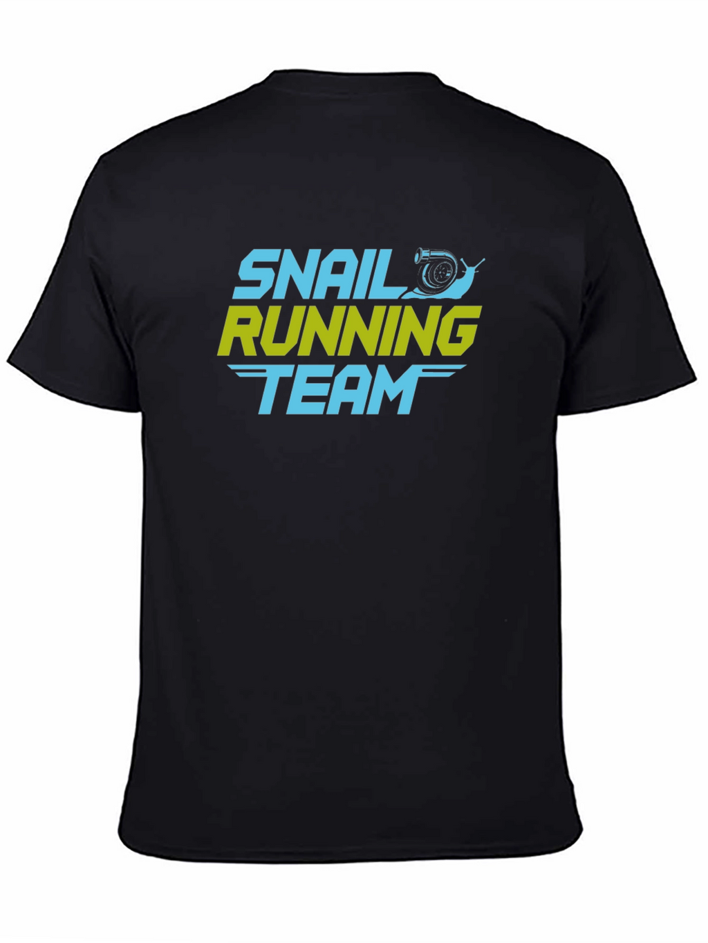 Snail Running Team Black T-Shirt
