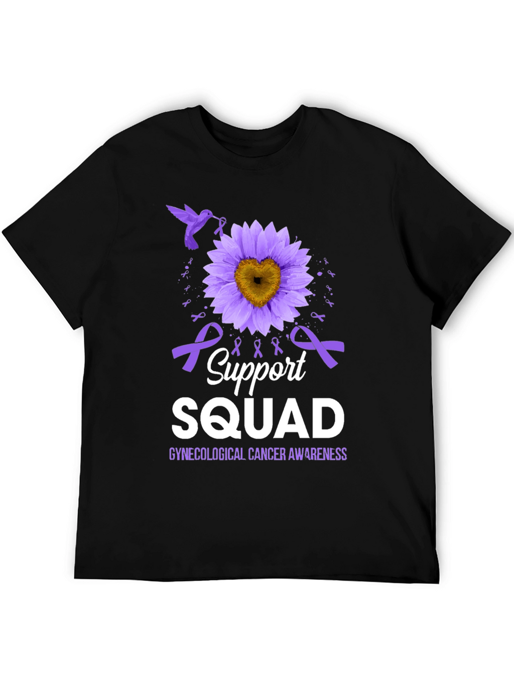 Gynecological Cancer Awareness Support Squad T-Shirt