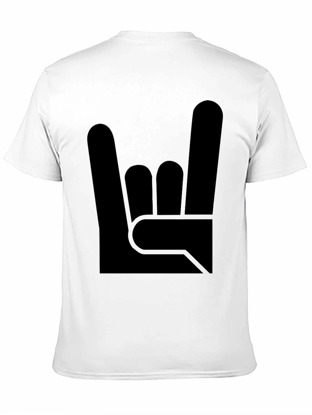 Rock On! Graphic Tee - Black Cotton T-Shirt