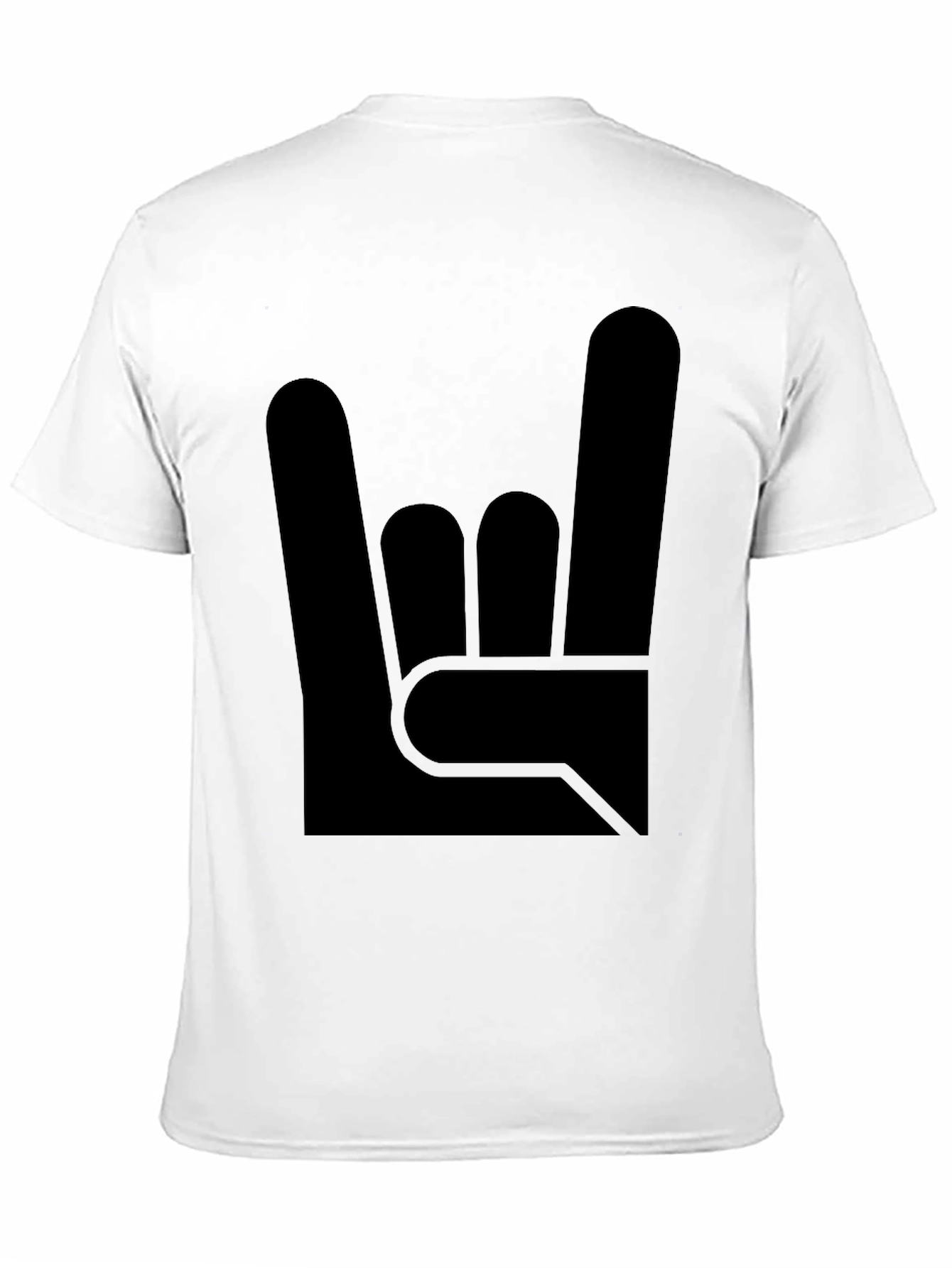 Rock On! Graphic Tee - Black Cotton T-Shirt