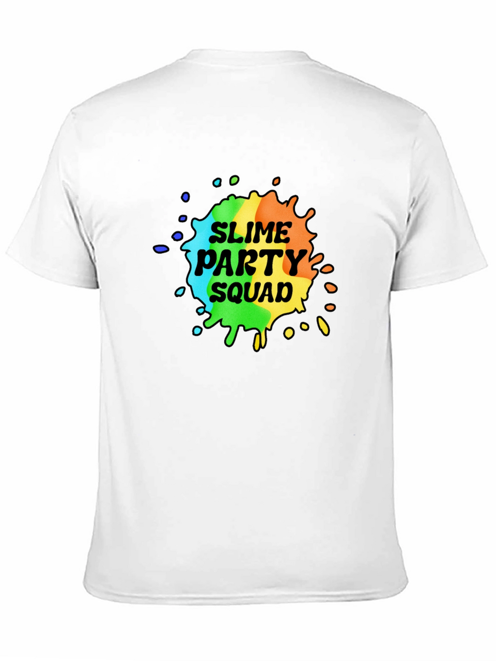 Slime Party Squad T-Shirt - Rainbow Design