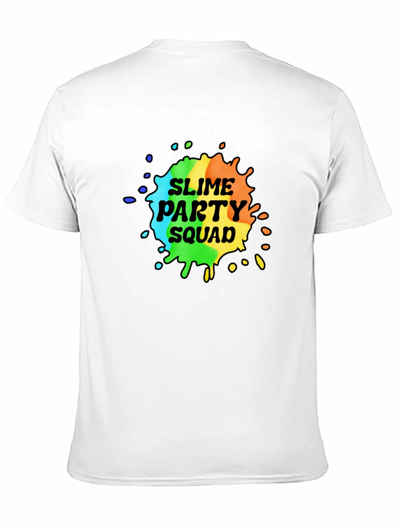Slime Party Squad T-Shirt - Rainbow Design