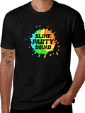 Slime Party Squad T-Shirt - Rainbow Design