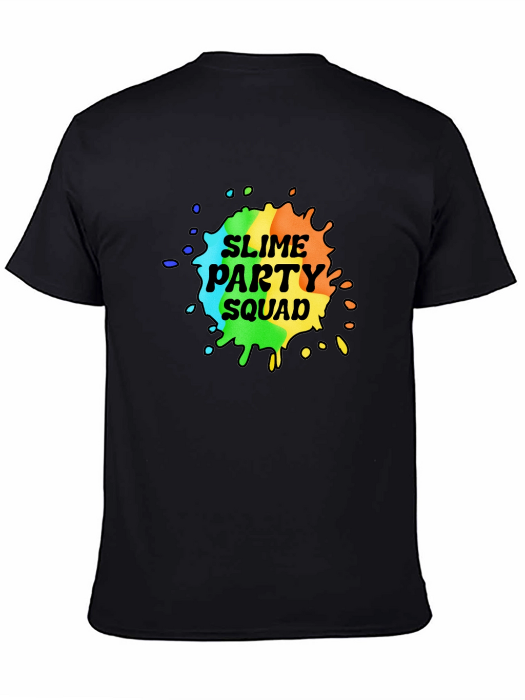 Slime Party Squad T-Shirt - Rainbow Design