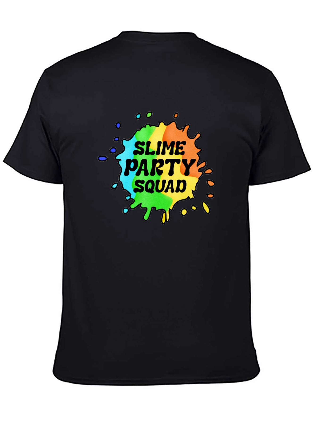Slime Party Squad T-Shirt - Rainbow Design
