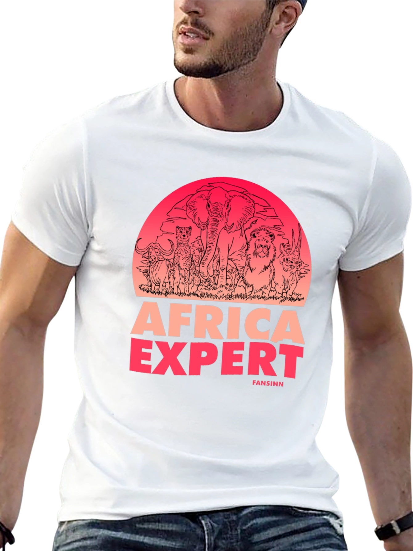 Africa Expert Graphic Tee - Safari Style