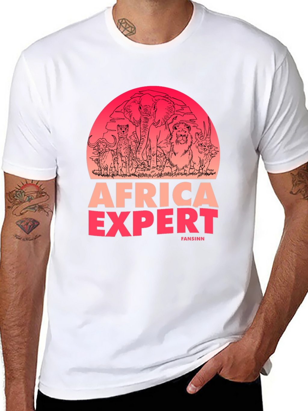 Africa Expert Graphic Tee - Safari Style