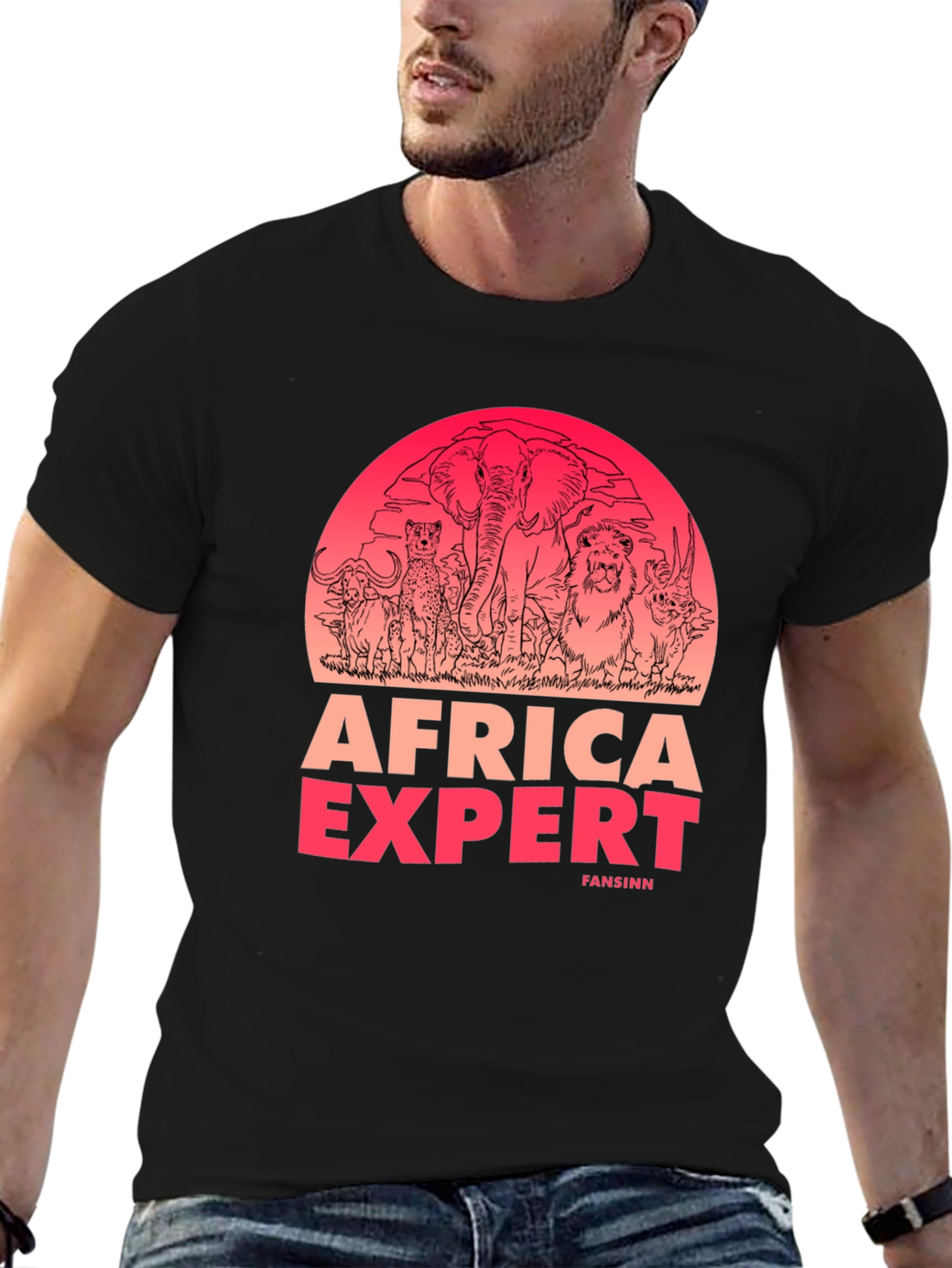 Africa Expert Graphic Tee - Safari Style