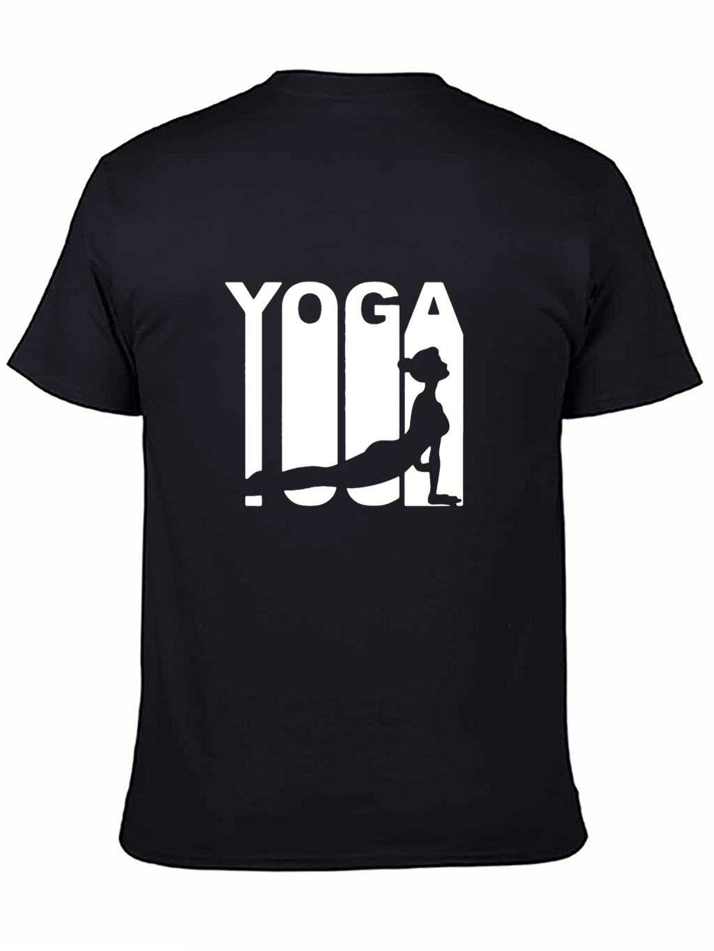 Yoga Graphic Black T-Shirt for Men