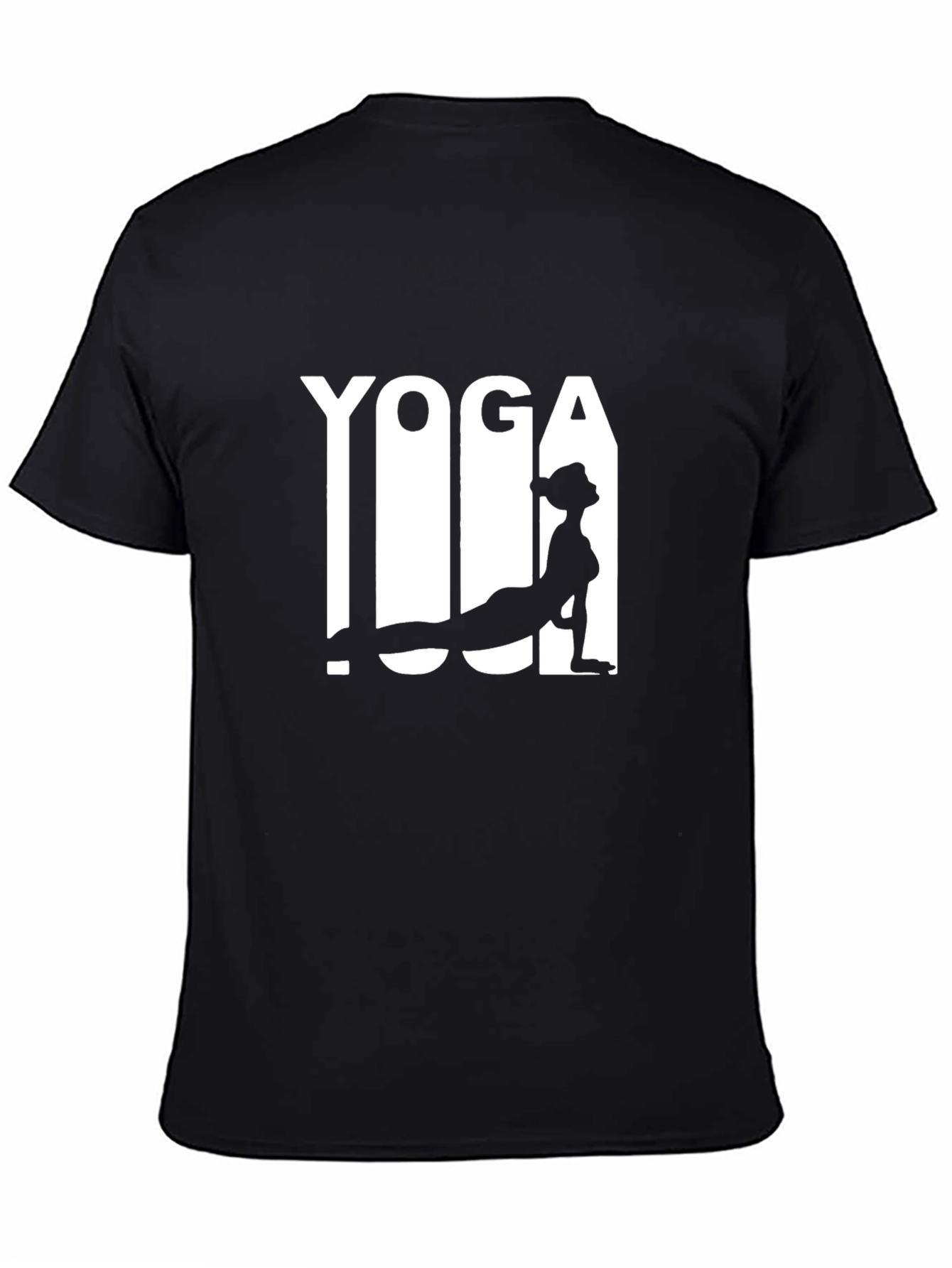 Yoga Graphic Black T-Shirt for Men