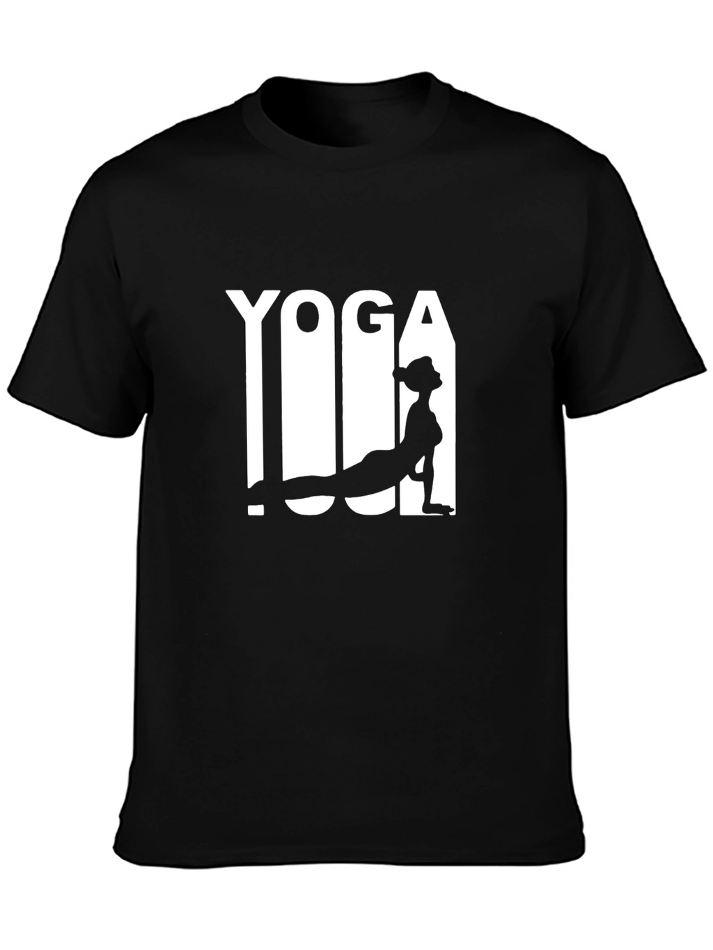 Yoga Graphic Black T-Shirt for Men
