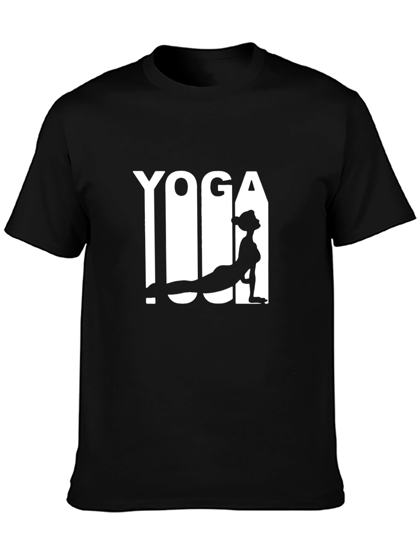 Yoga Graphic Black T-Shirt for Men