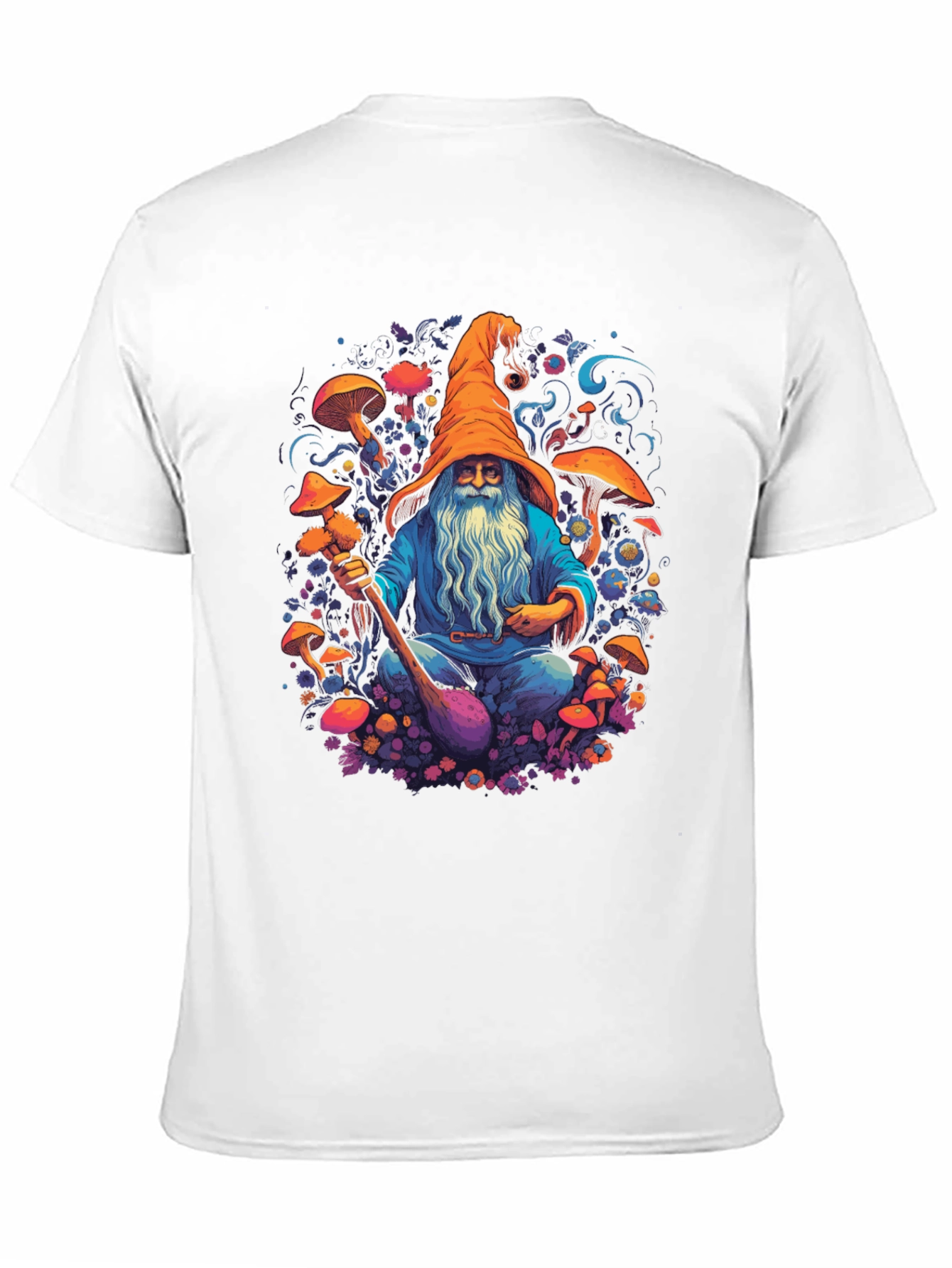 Wizard Mushroom Black T-Shirt