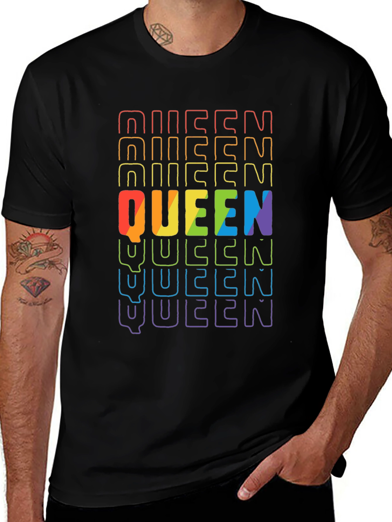 Pride Rainbow Queen T-Shirt - Unisex