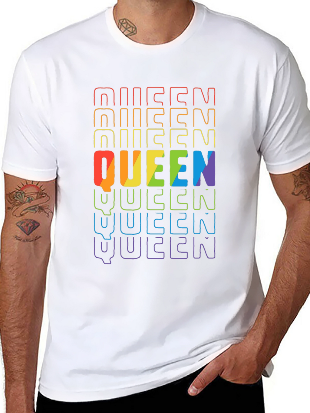 Pride Rainbow Queen T-Shirt - Unisex
