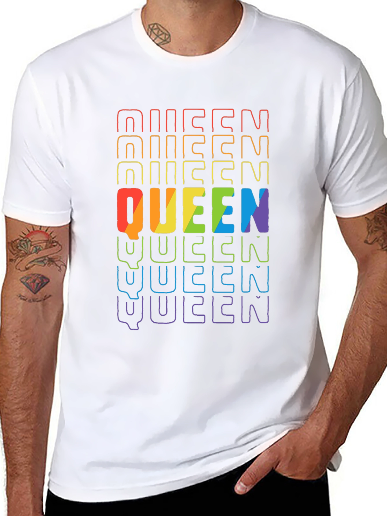 Pride Rainbow Queen T-Shirt - Unisex