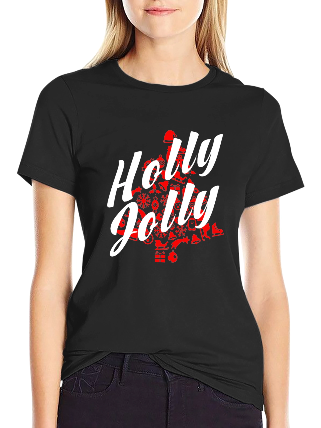 Holly Jolly Christmas Tree T-Shirt