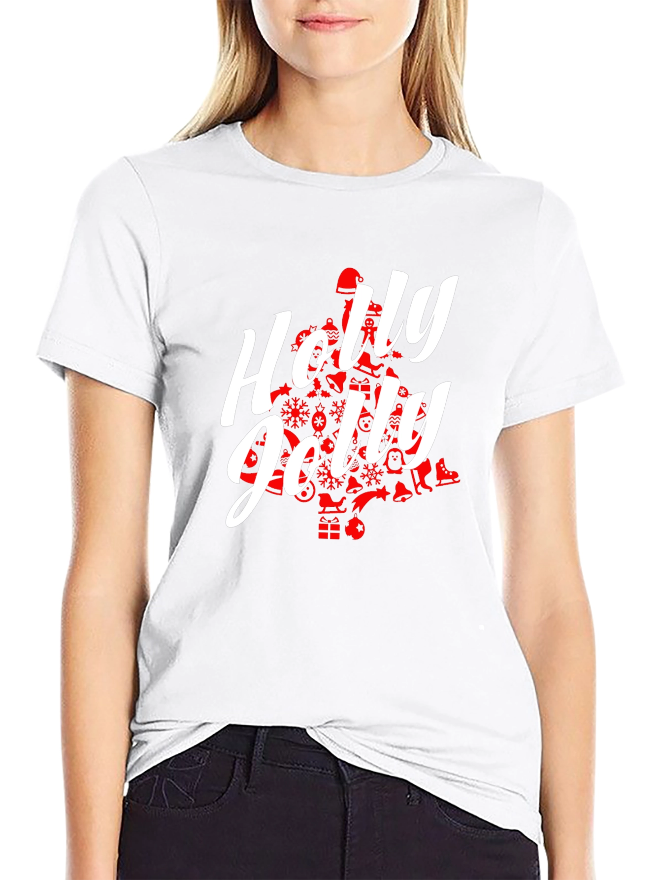 Holly Jolly Christmas Tree T-Shirt