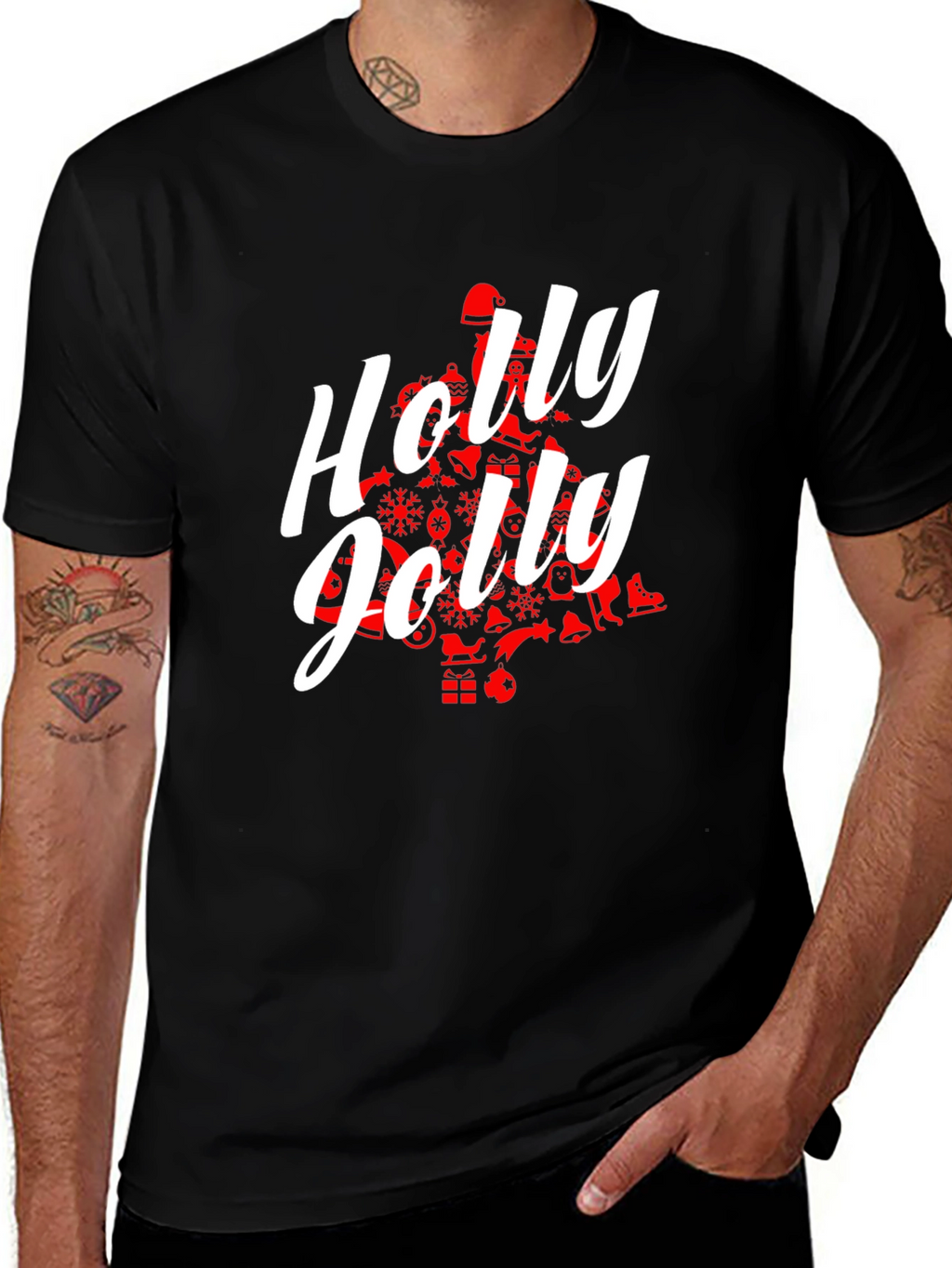 Holly Jolly Christmas Tree T-Shirt